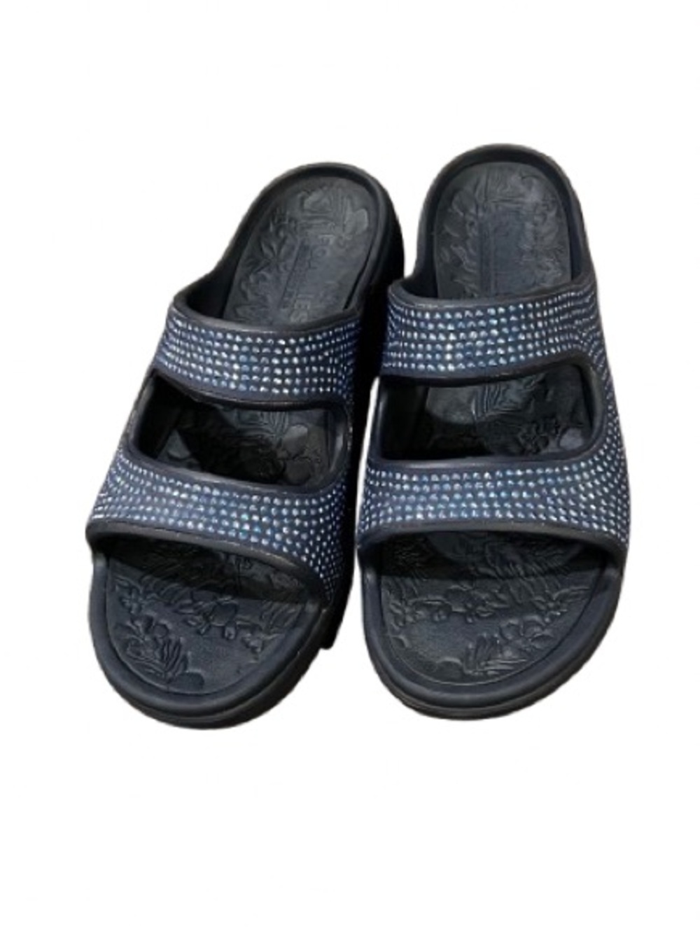 Skechers Foamies Arch Fit Ascend Slip On Sandal Summer Glitz Women’s Size 11